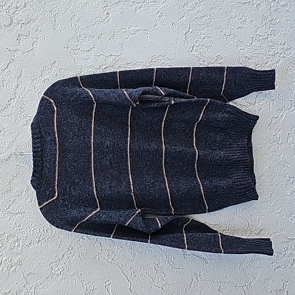 Vintage NWT New Old Stock McGregor Grunge Wool Striped Crewneck Sweater - Picture 7 of 9